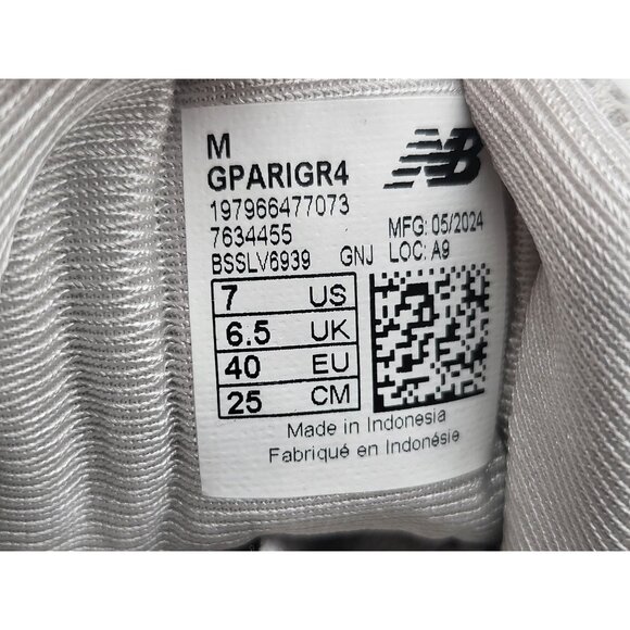 New‎ Balance Kids Fresh Foam Arishi V4 Grey/Pink/Purple Shoes Size 7 (7775024) - Picture 8 of 11